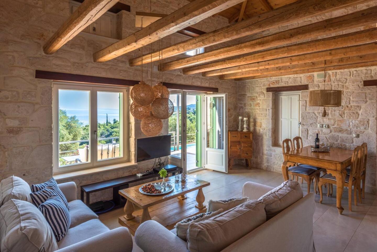 Yiameli Villas With Private Pool Skinaria Экстерьер фото
